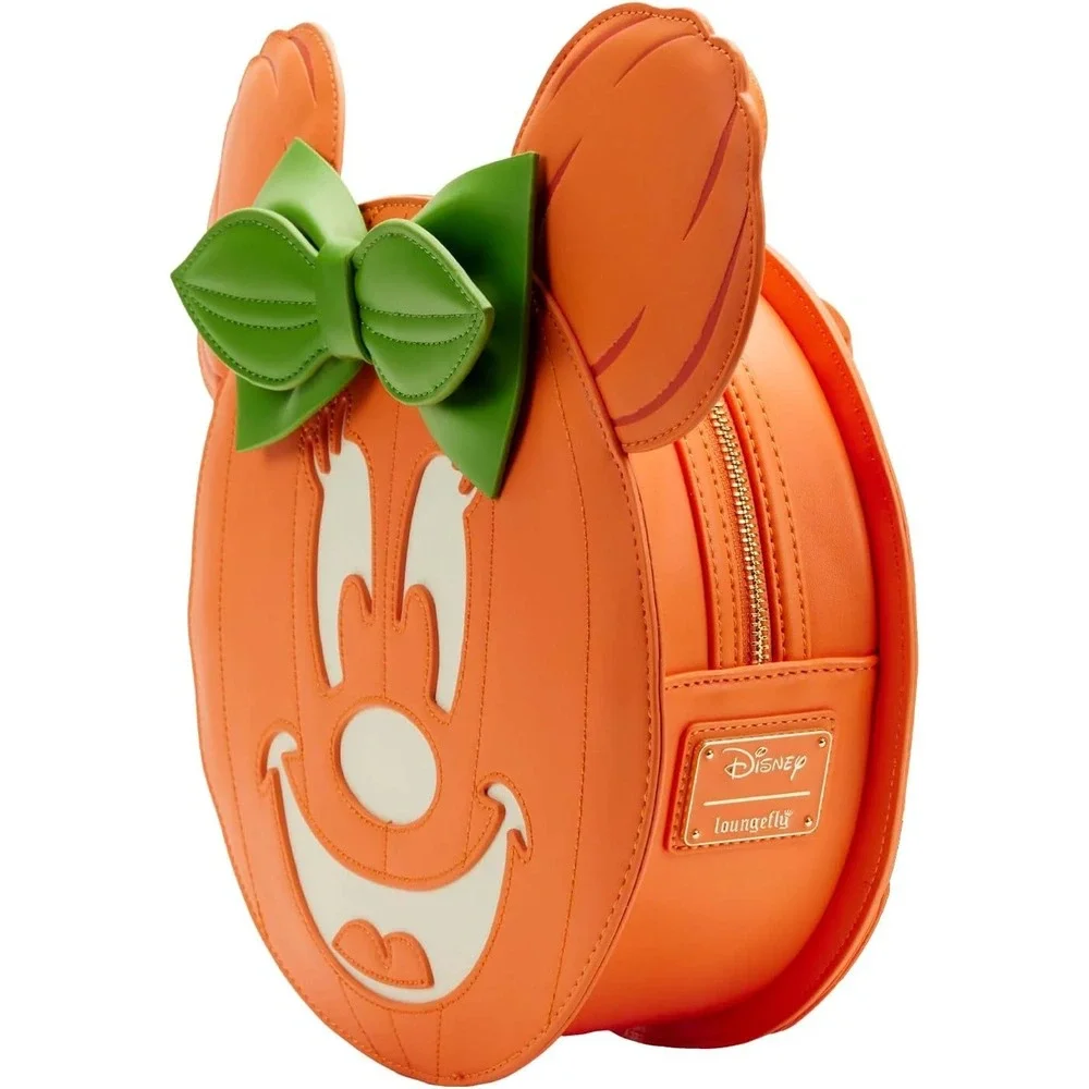 Loungefly Minnie Mouse Glow in the Dark Jack O Lantern‎ Mini Backpack